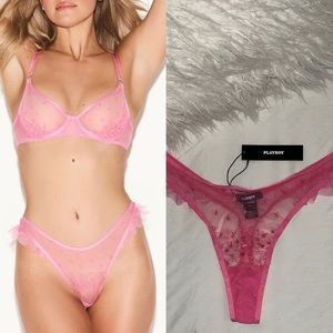 Playboy Baby Bunny Pink Cosmo Thong
